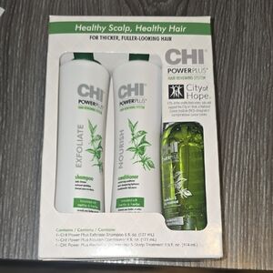 Power Plus Hair Renewing System Set - White and Green